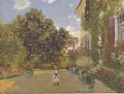 Claude Monet Artist s House at Argenteuil  gggg China oil painting reproduction